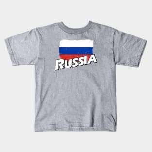 Russia flag Kids T-Shirt